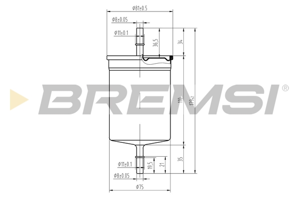 Fuel filter - FE0394 BREMSI