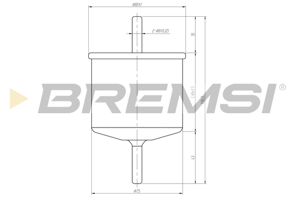 Fuel filter - FE0399 BREMSI