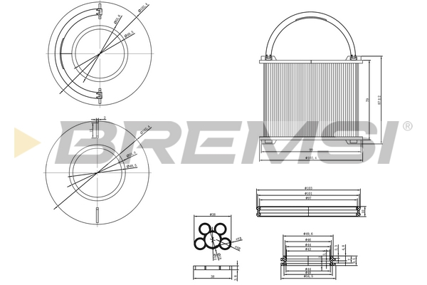 Filtro carburante - FE0762 BREMSI