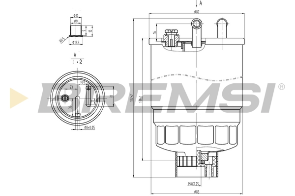 Filtro carburante - FE0818 BREMSI