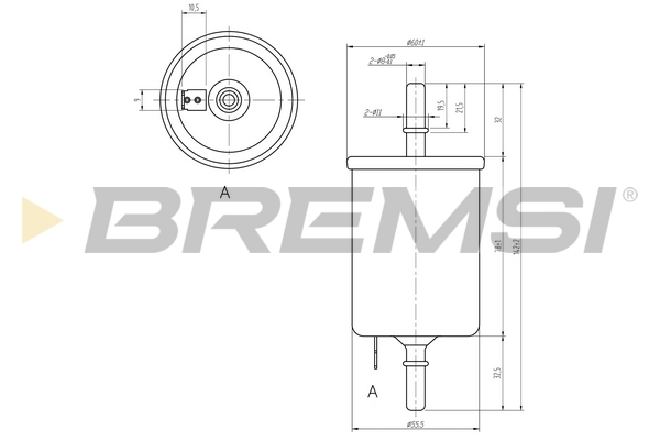 Kraftstofffilter - FE0844 BREMSI