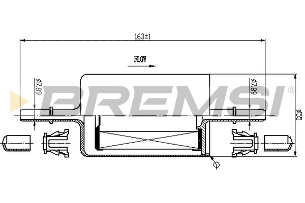 Fuel filter - FE0846 BREMSI