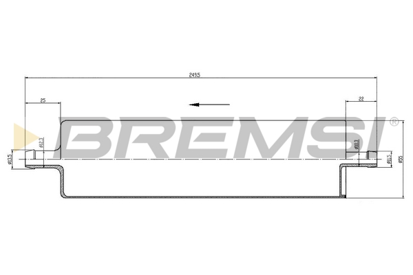 Fuel filter - FE1017 BREMSI