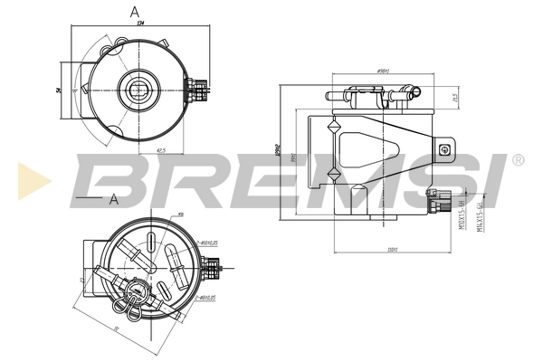 Fuel filter - FE1313 BREMSI