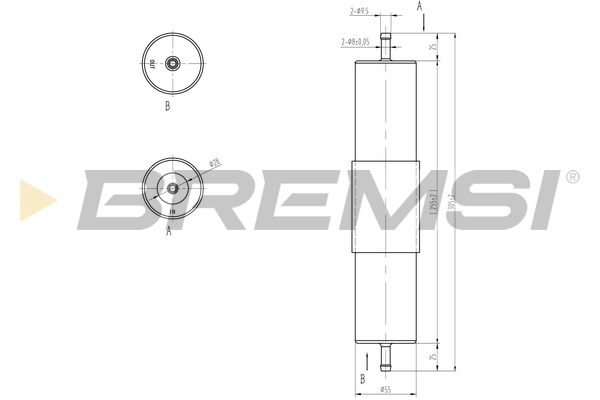 Filtro carburante - FE1318 BREMSI