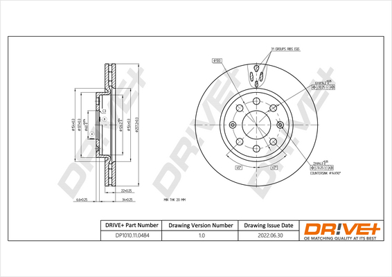 Discofreno - DP1010.11.0484 Dr!ve+