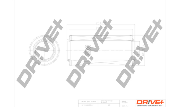 oro filtras - DP1110.10.0010 Dr!ve+