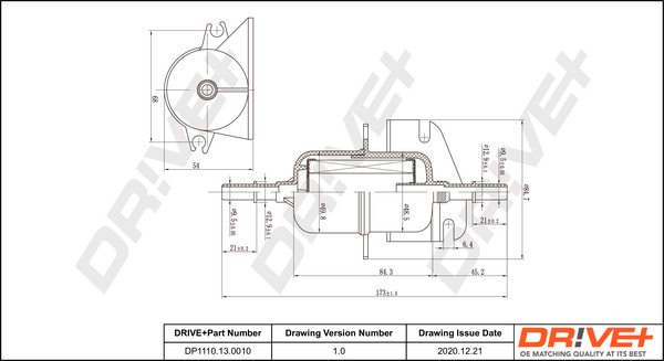 Fuel filter - DP1110.13.0010 Dr!ve+