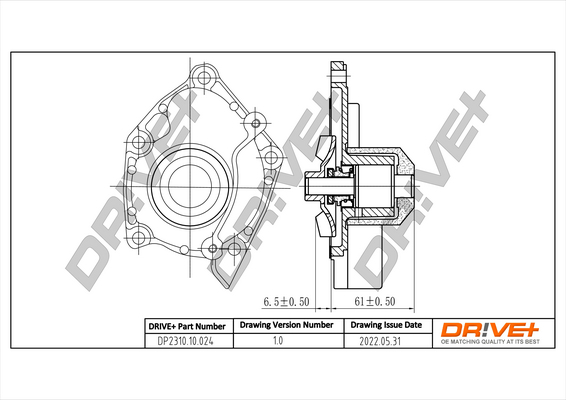 Water Pump - DP2310.10.024 Dr!ve+
