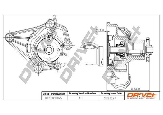 Water Pump - DP2310.10.045 Dr!ve+