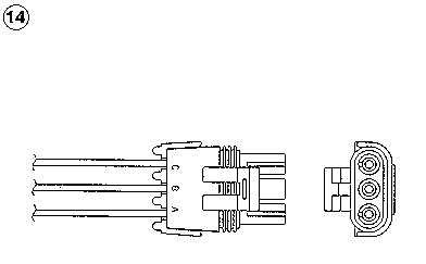 Air Mass Sensor - 93740 NTK