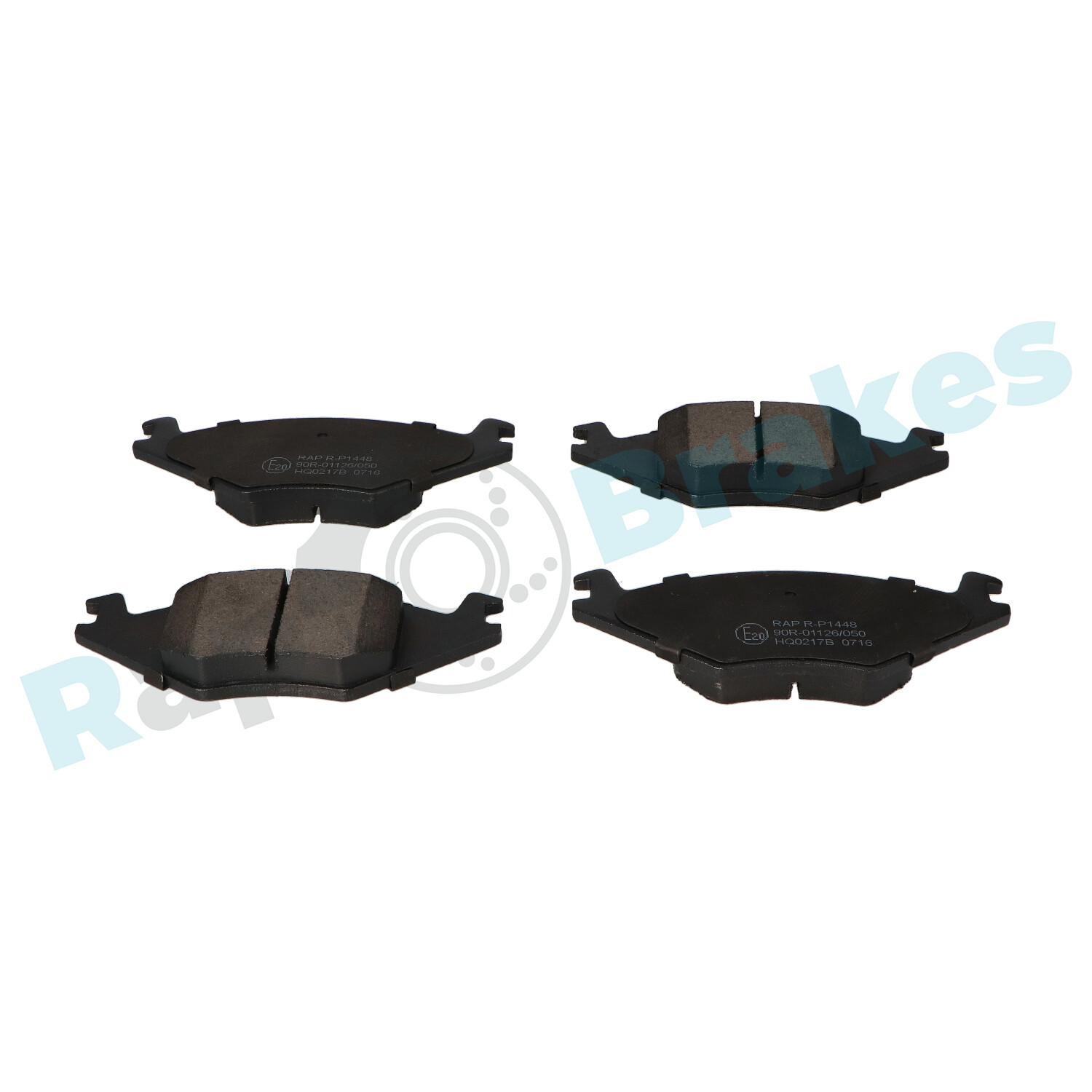 Комплект тормозных колодок, дисковый тормоз - R-P1448 RAP BRAKES