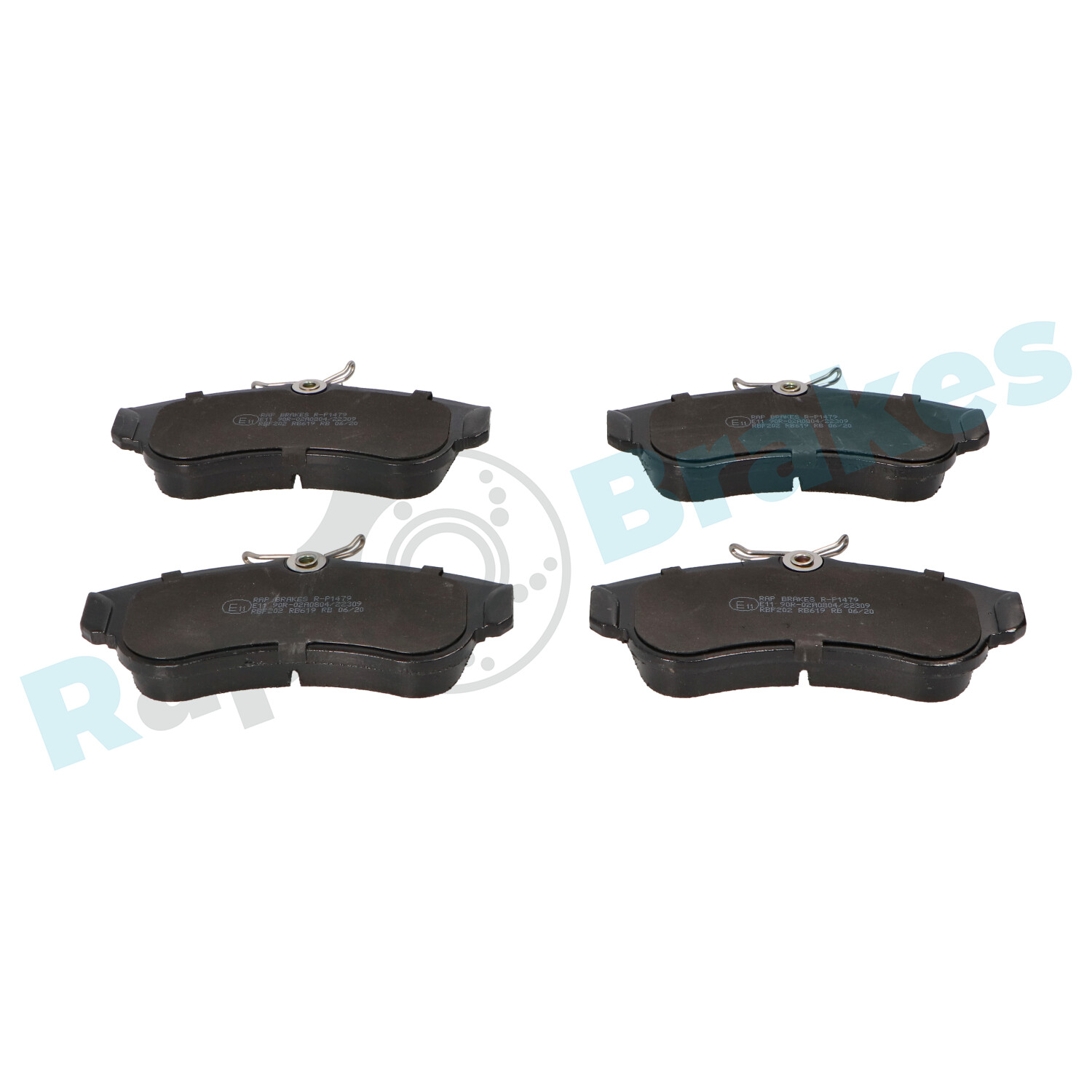 Kit pastiglie freno, Freno a disco - R-P1479 RAP BRAKES