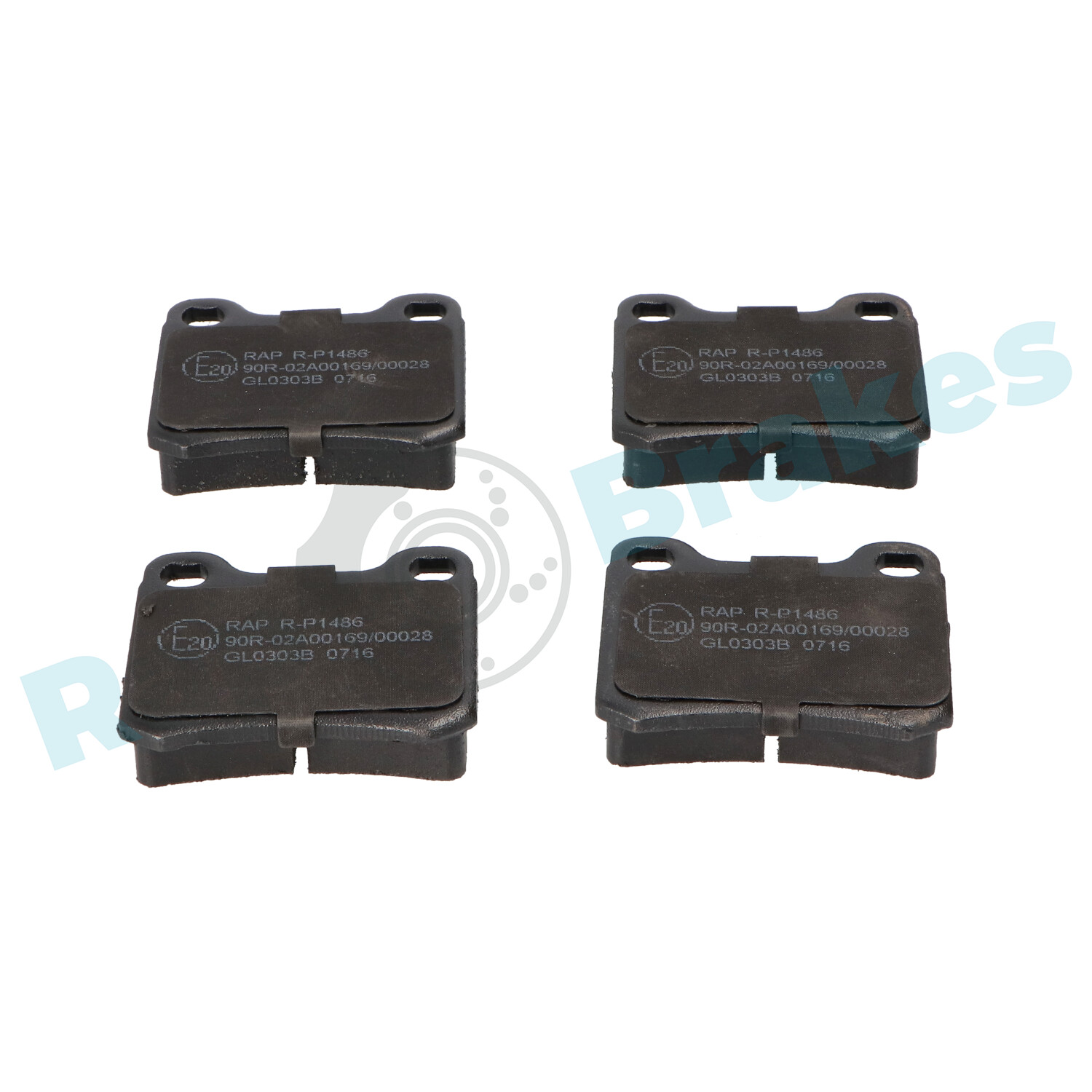 Kit pastiglie freno, Freno a disco - R-P1486 RAP BRAKES