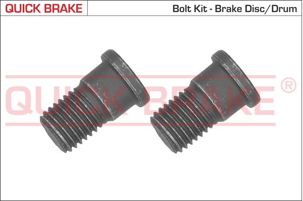 Kit bulloni, Disco freno - 11666K QUICK BRAKE