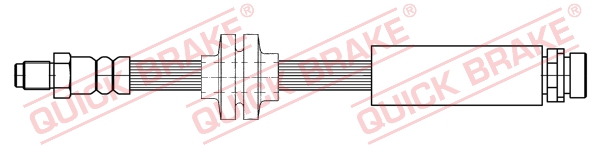Flessibile del freno - 32.416 QUICK BRAKE