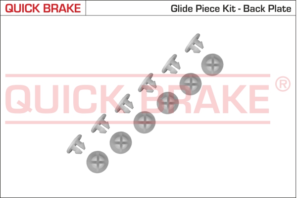 Accessory Kit, brake shoes - 6859K QUICK BRAKE