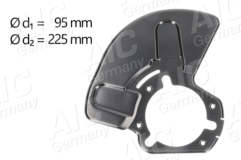 Lamiera paraspruzzi, Disco freno - 55972 AIC