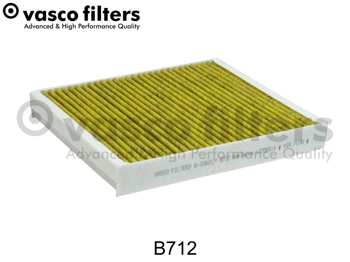 Filter, interior air - B712 DAVID VASCO